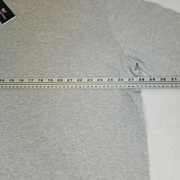 Vineyard Vines Gray Heather Long Sleeve Pocket Tee Shirt Men's Size XXXL 3XL NWT - Picture 9 of 11